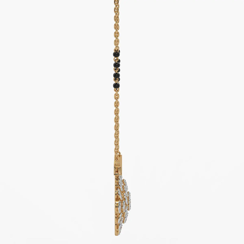 Geo Grid Mangalsutra Set