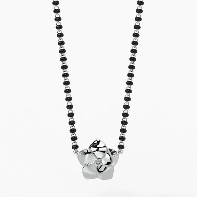 Modish Leaf Mangalsutra Set