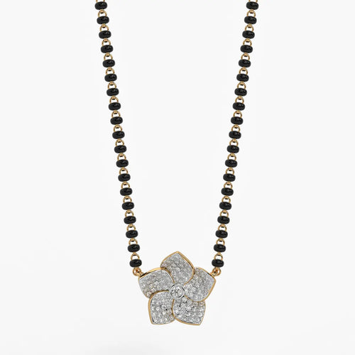 Modish Leaf Mangalsutra Set