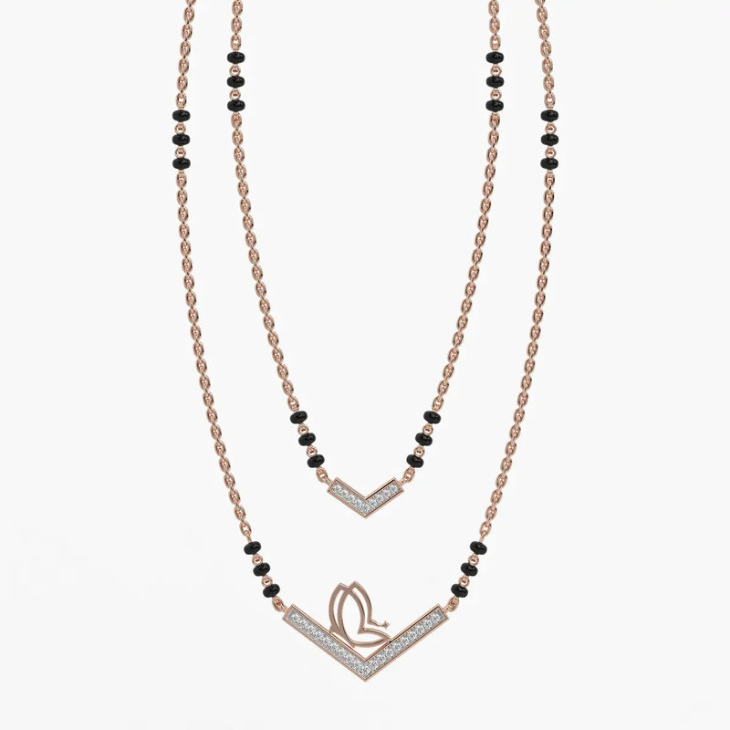 Twin Chevron Luxe Mangalsutra