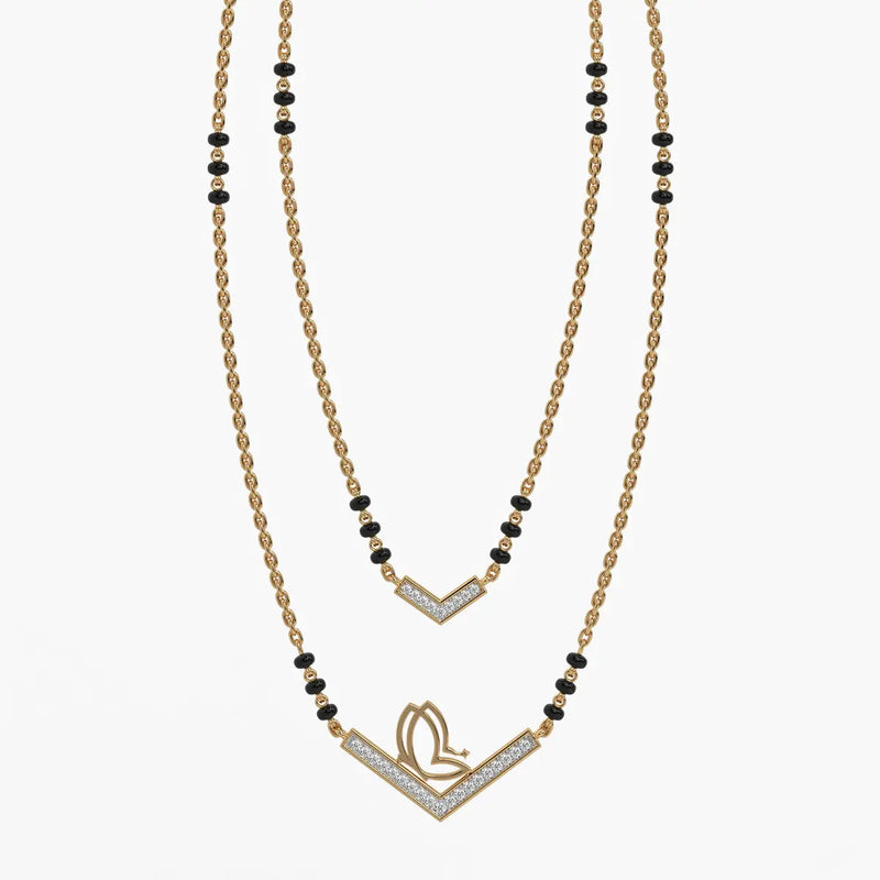 Twin Chevron Luxe Mangalsutra