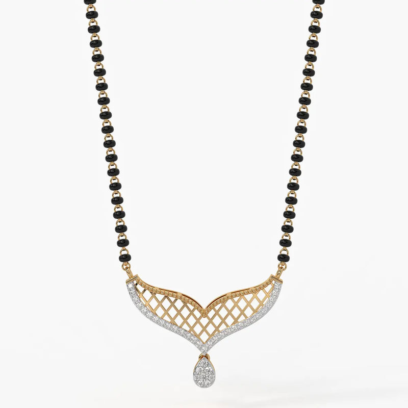 Empress Lattice Mangalsutra