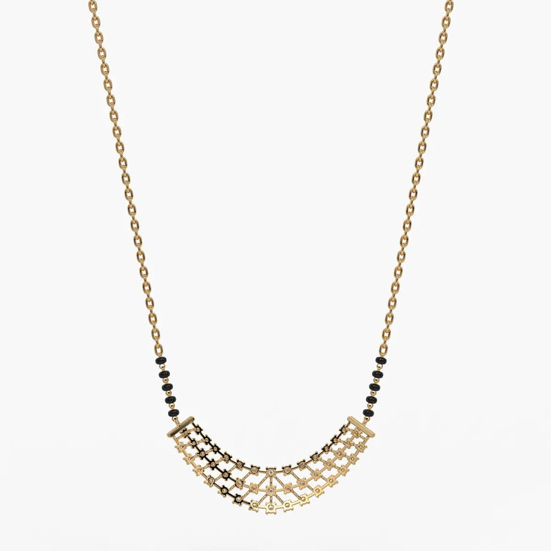 Sienna Sparkle Italian Mangalsutra
