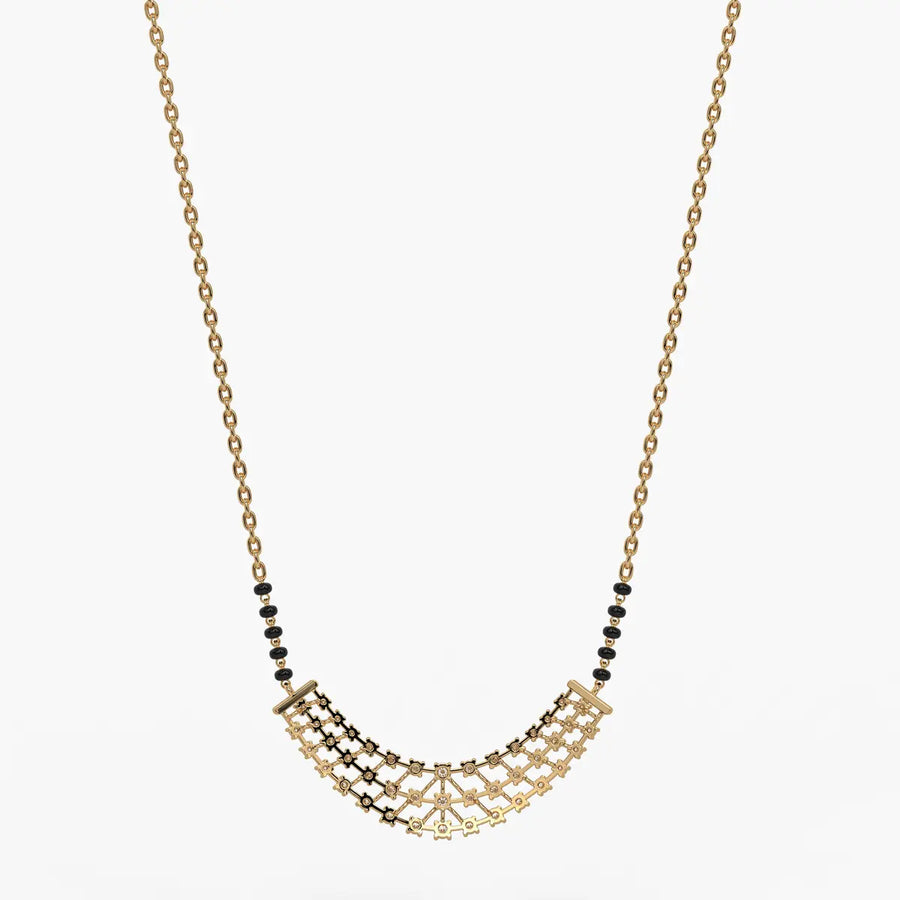 Sienna Sparkle Italian Mangalsutra