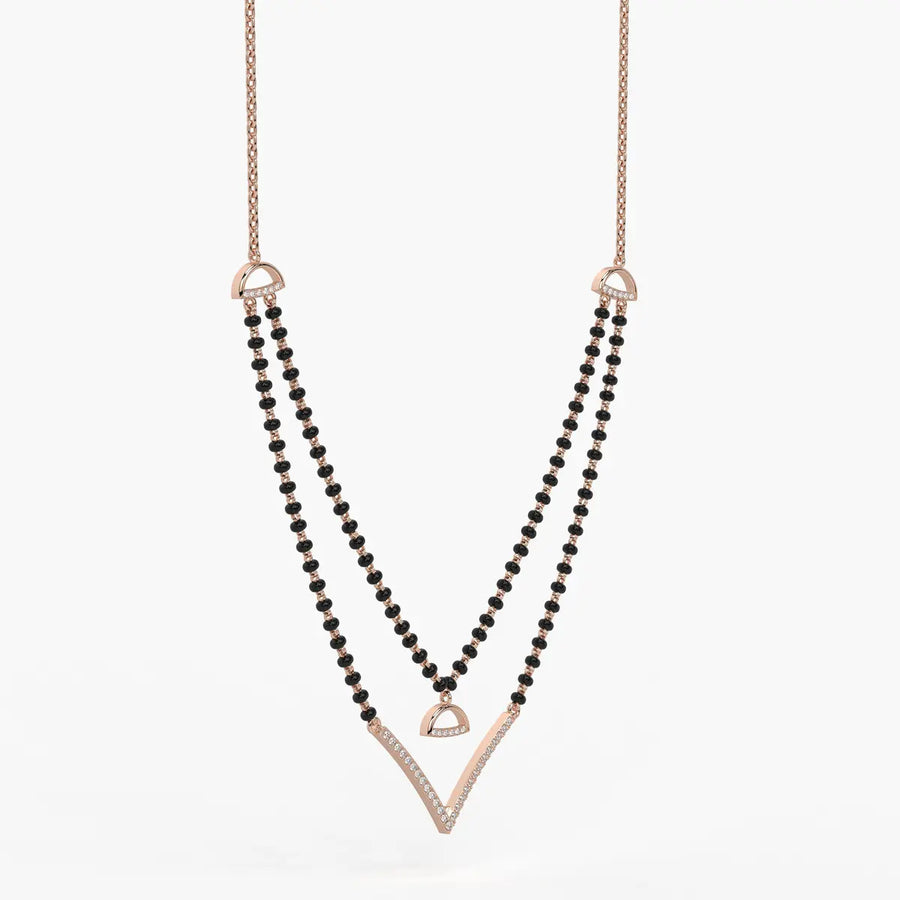 Floating V Accent Mangalsutra