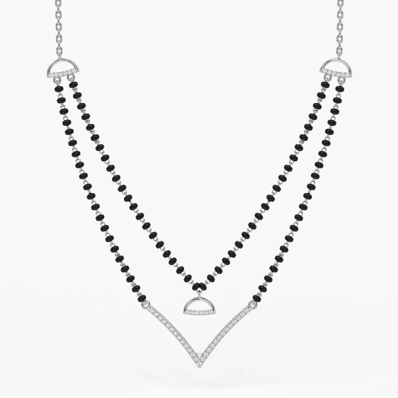 Floating V Accent Mangalsutra