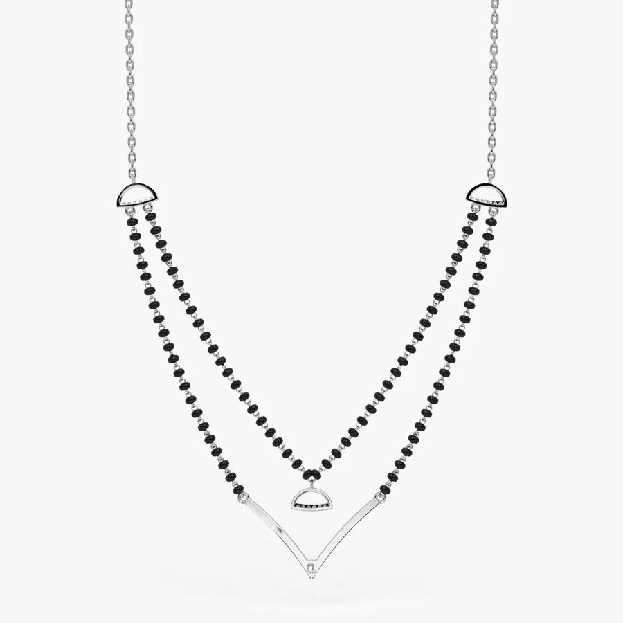Floating V Accent Mangalsutra