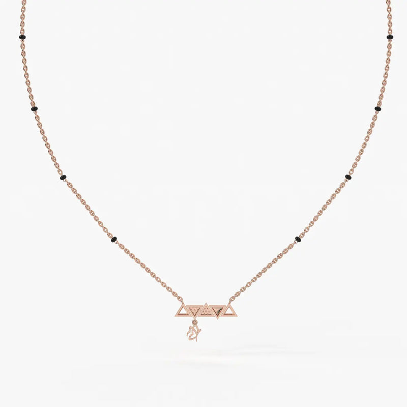 Triovelle Diamond Glyph Mangalsutra