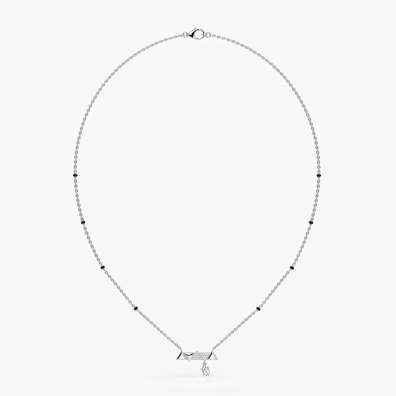 Triovelle Diamond Glyph Mangalsutra