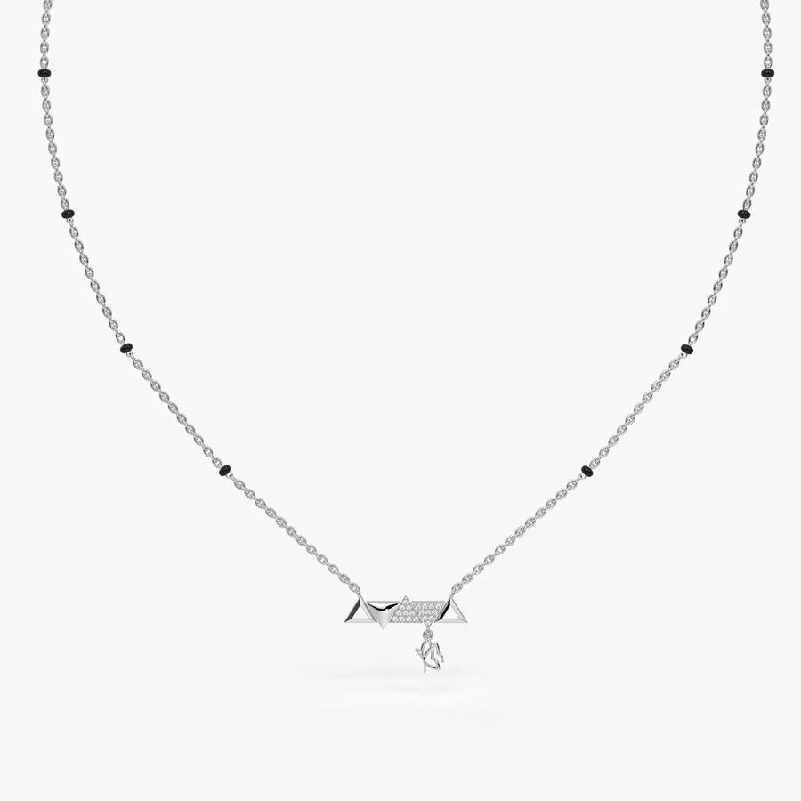 Triovelle Diamond Glyph Mangalsutra