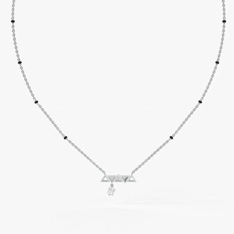 Triovelle Diamond Glyph Mangalsutra