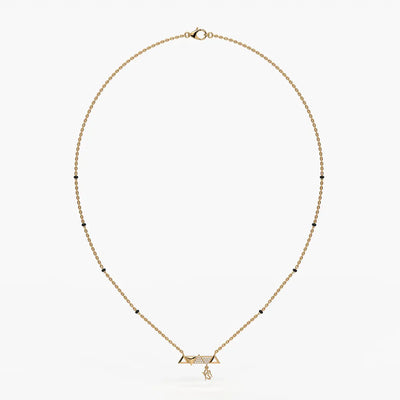 Triovelle Diamond Glyph Mangalsutra