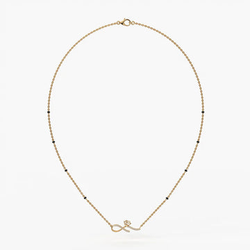 Inflore Diamond Infinity Mangalsutra