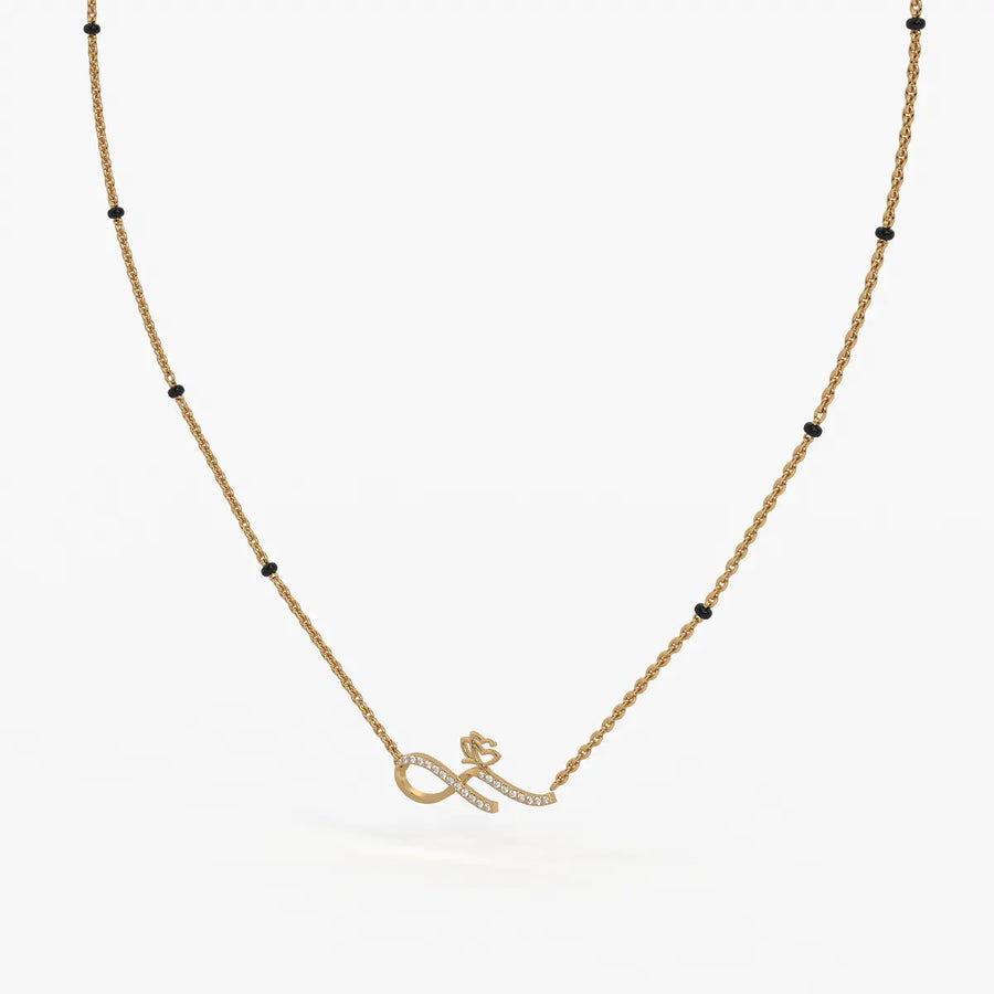 Inflore Diamond Infinity Mangalsutra
