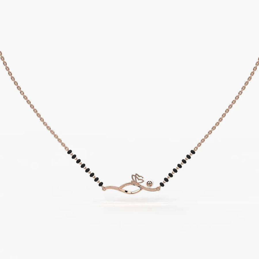 Pearl Bloom Wave Mangalsutra