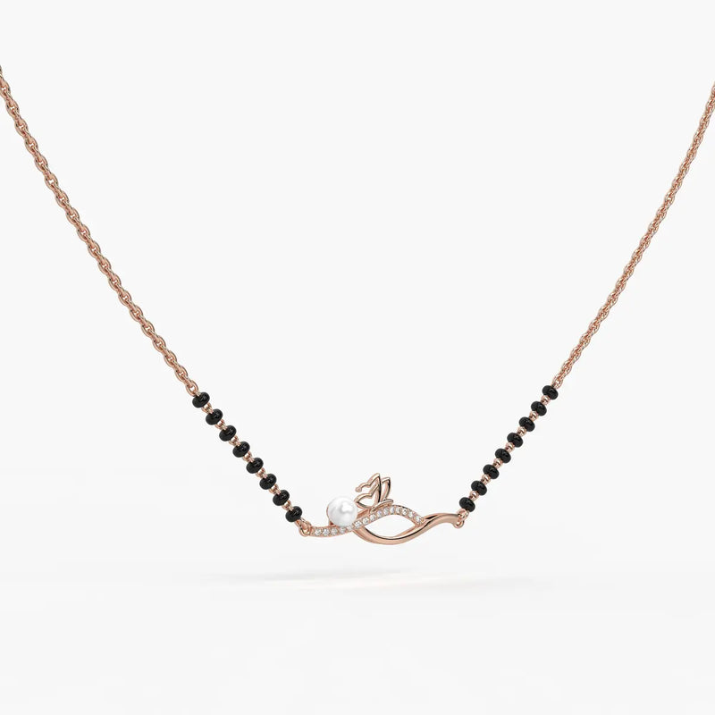 Pearl Bloom Wave Mangalsutra
