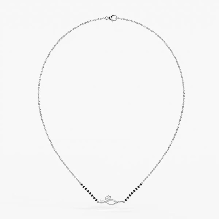 Pearl Bloom Wave Mangalsutra
