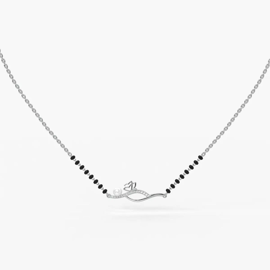 Pearl Bloom Wave Mangalsutra