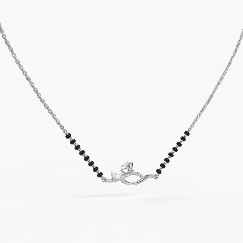 Pearl Bloom Wave Mangalsutra