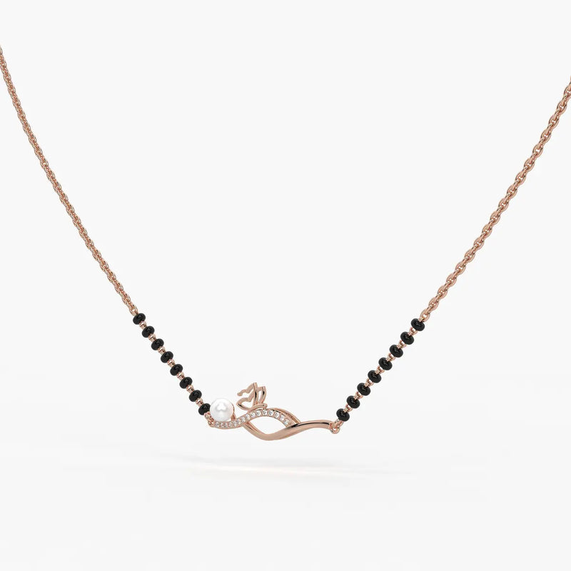 Pearl Bloom Wave Mangalsutra