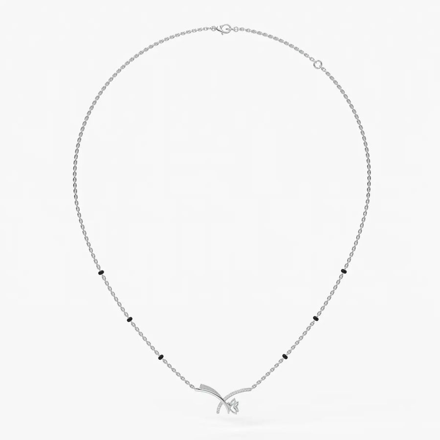 Vyelora Floral Arc Mangalsutra
