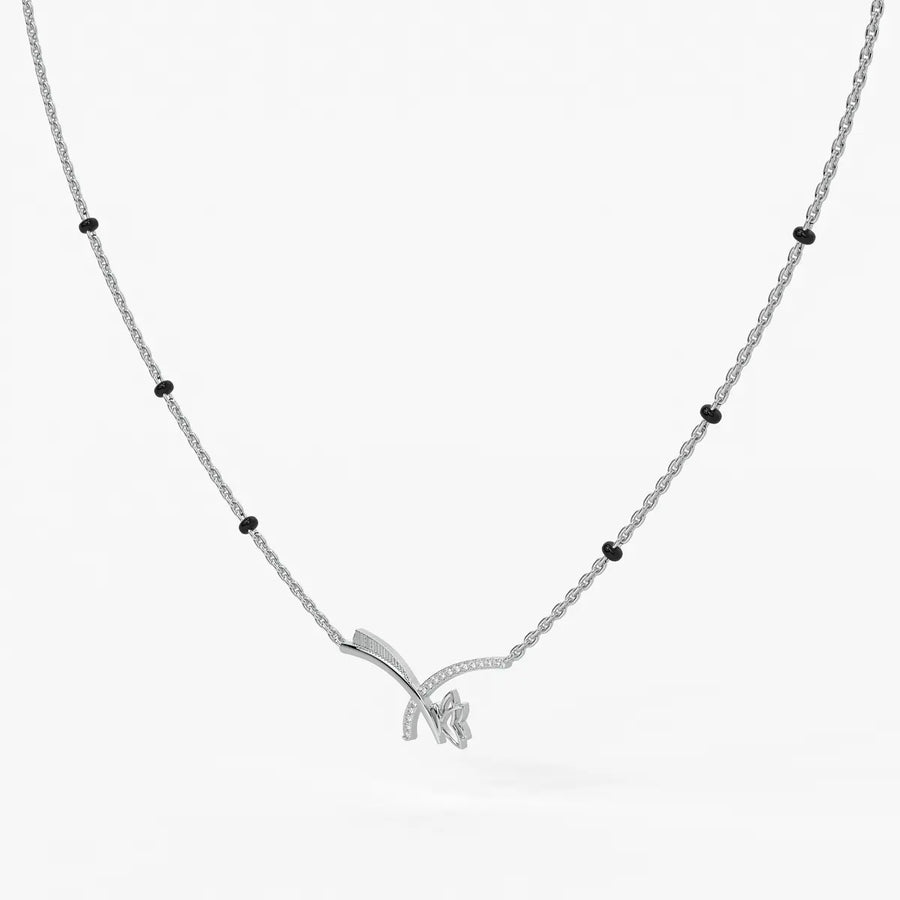 Vyelora Floral Arc Mangalsutra