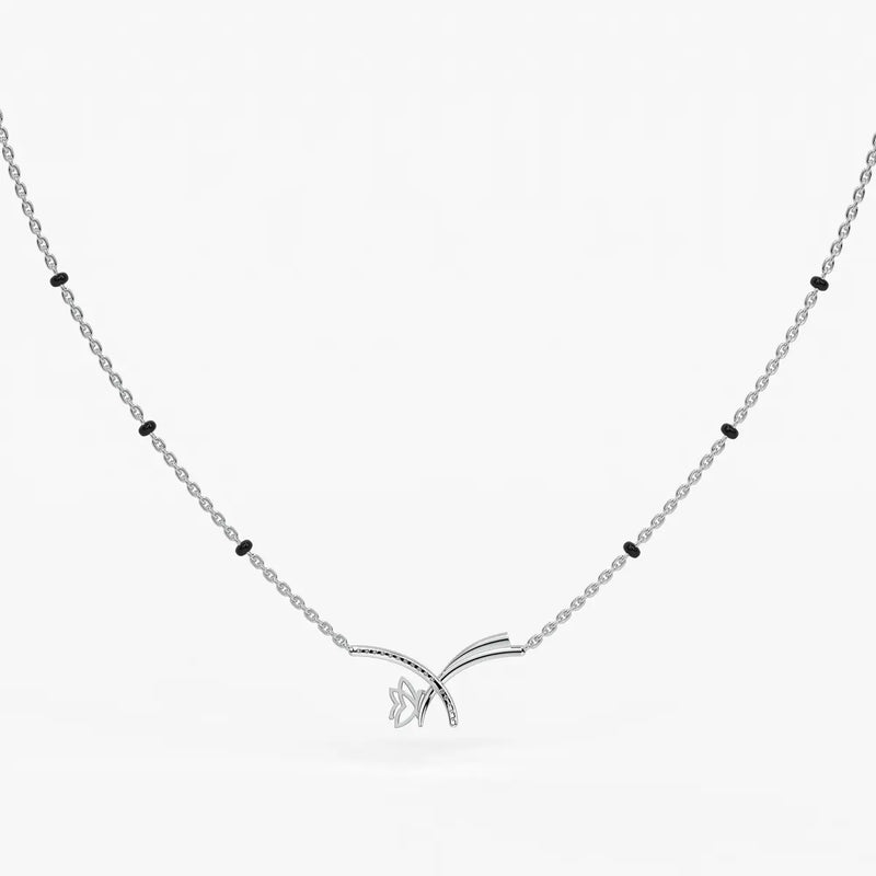 Vyelora Floral Arc Mangalsutra
