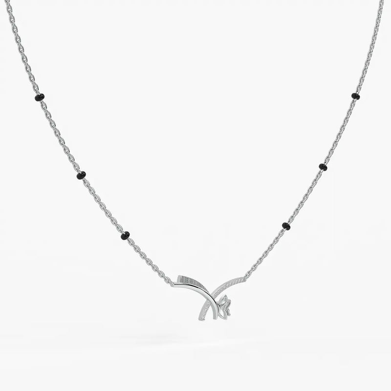 Vyelora Floral Arc Mangalsutra