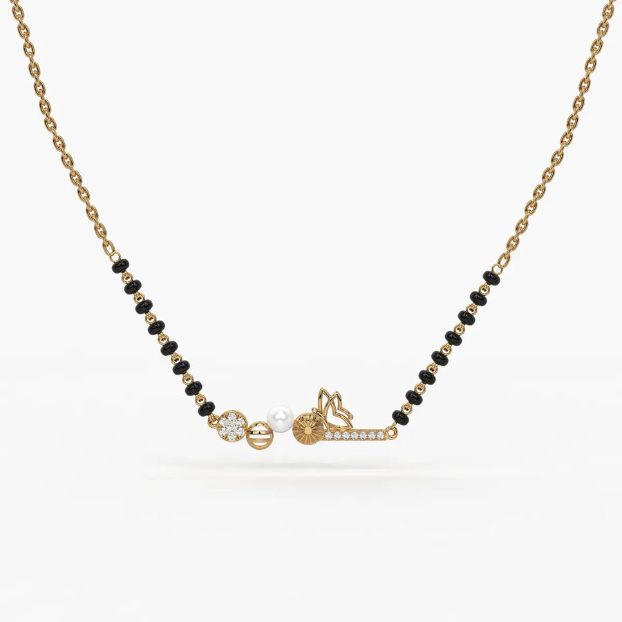 Anviera Pearl Bloom Mangalsutra