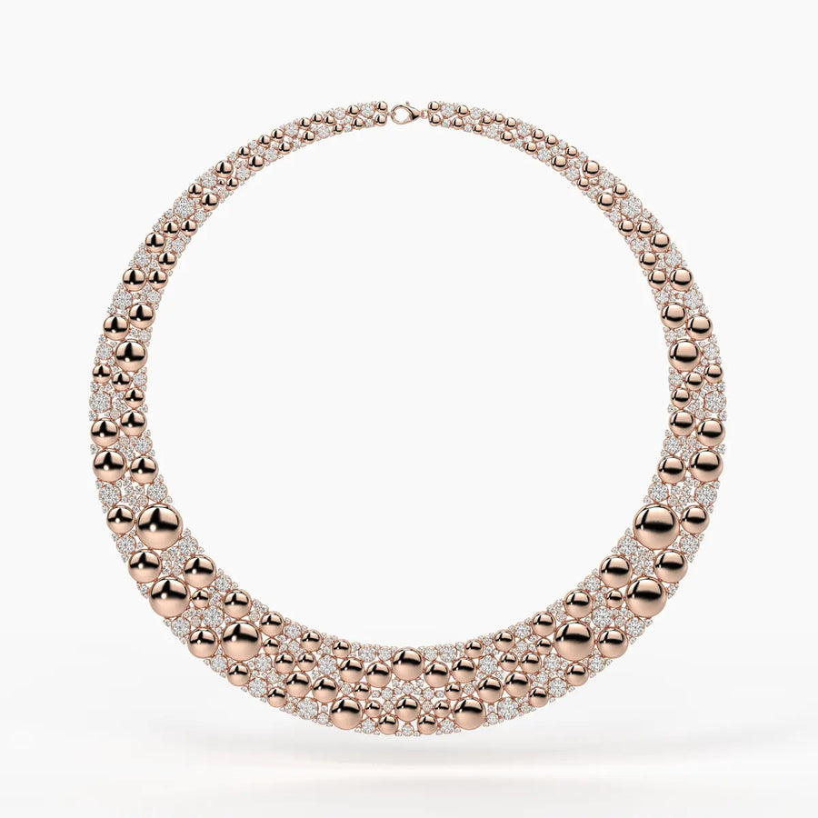 Bubble Cluster Designer Necklace