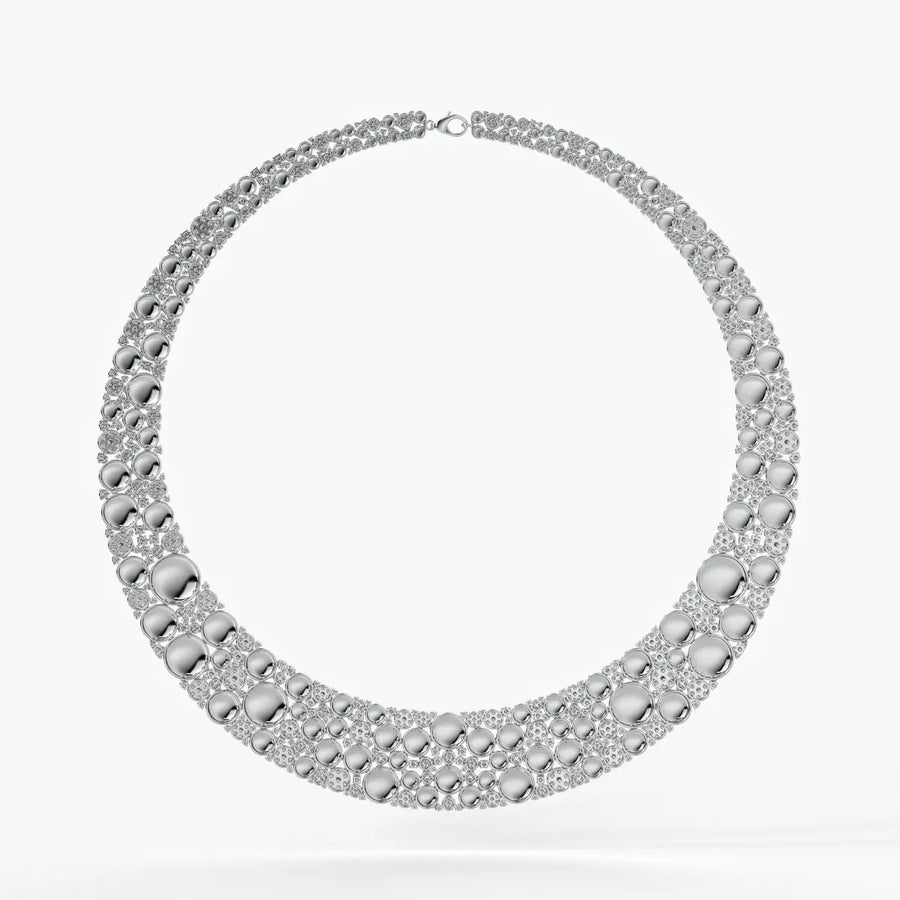 Bubble Cluster Designer Necklace