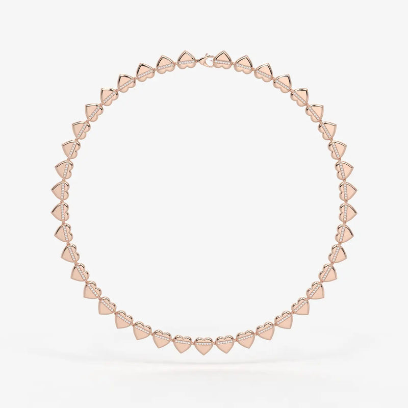 Heartline Diamond Necklace