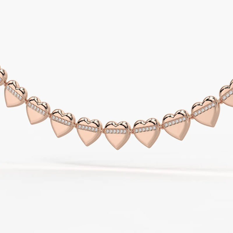 Heartline Diamond Necklace