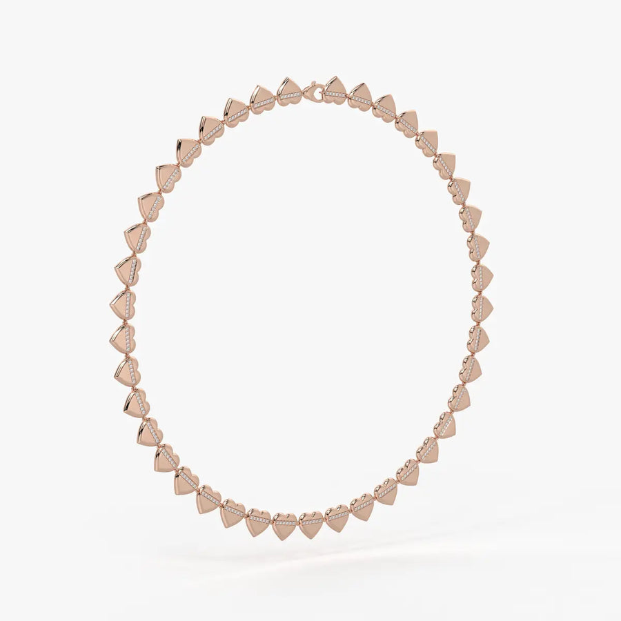Heartline Diamond Necklace