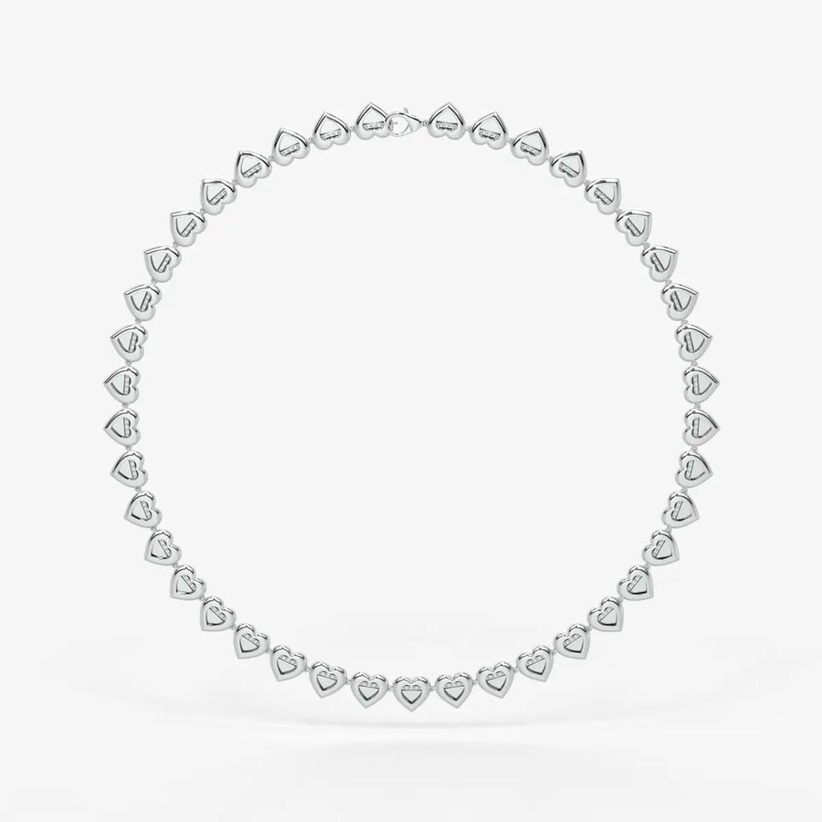 Heartline Diamond Necklace