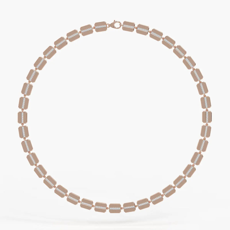 Recta Link Designer Necklace