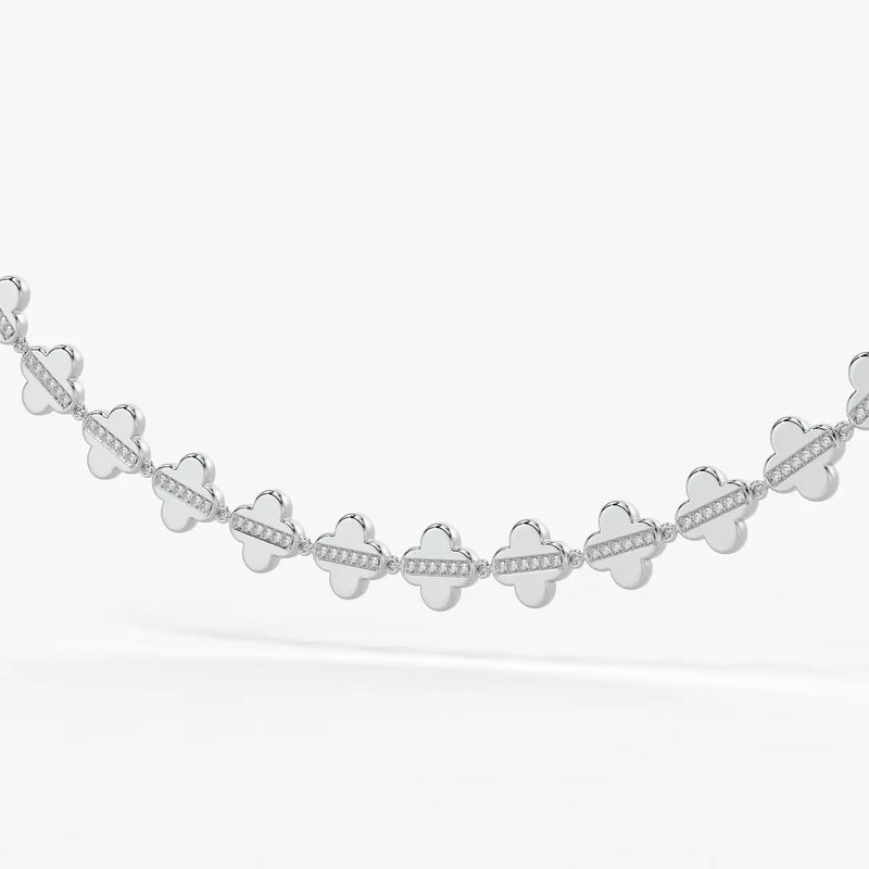 Elmira Spark Petal Weave Necklace