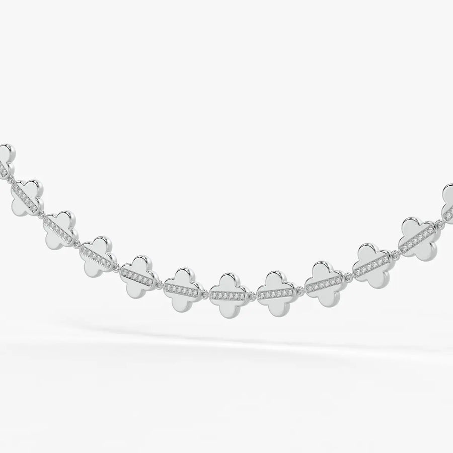 Elmira Spark Petal Weave Necklace