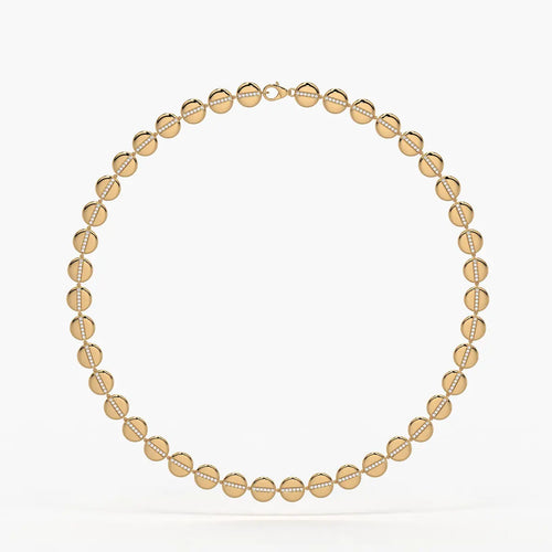 Aurevia Spark Disc Rhythm Necklace