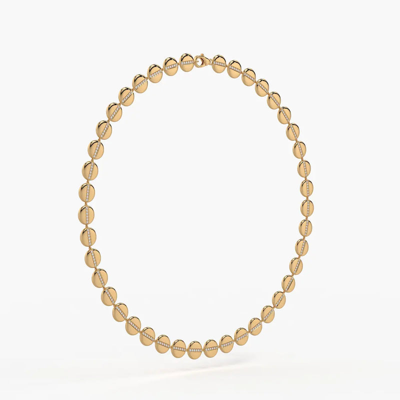 Aurevia Spark Disc Rhythm Necklace