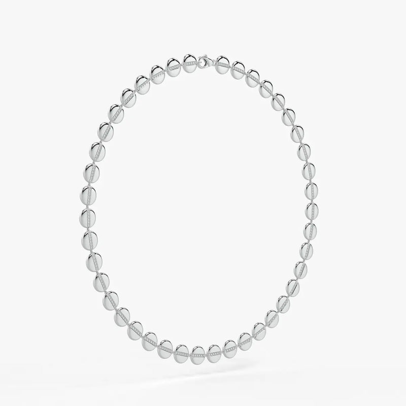 Aurevia Spark Disc Rhythm Necklace