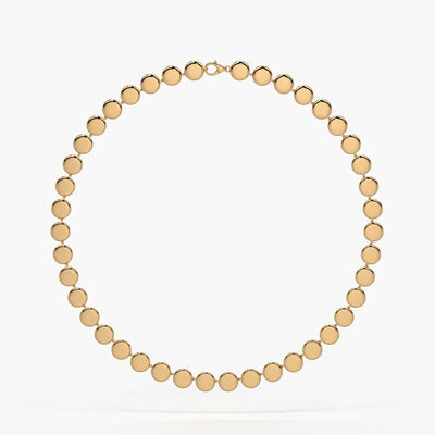 Orlina Halo Disc Necklace