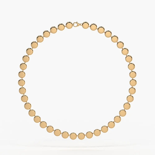Orlina Halo Disc Necklace