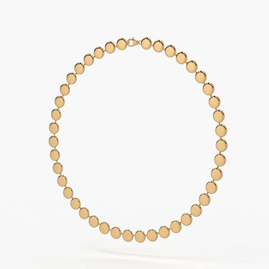 Orlina Halo Disc Necklace