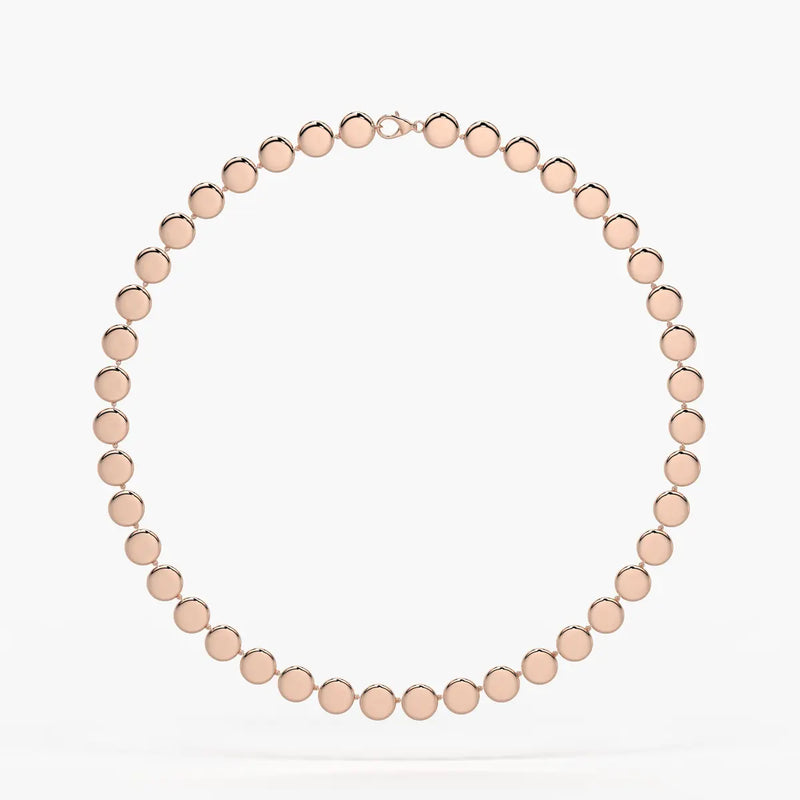 Orlina Halo Disc Necklace