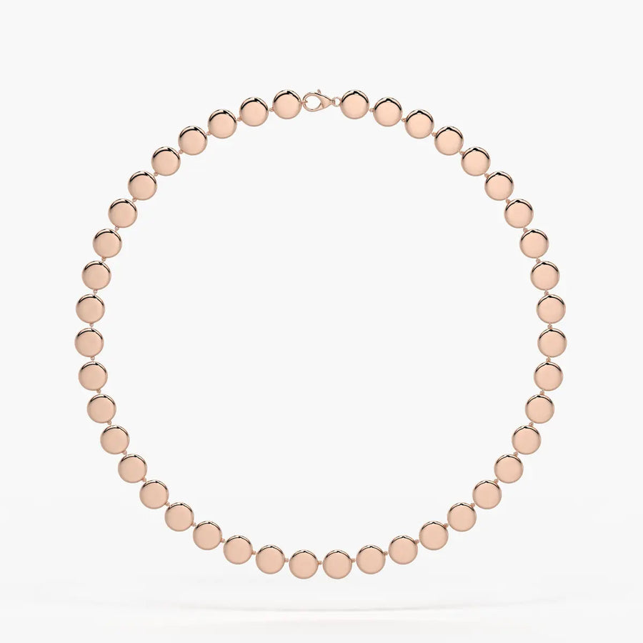 Orlina Halo Disc Necklace
