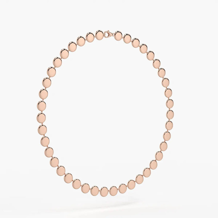 Orlina Halo Disc Necklace