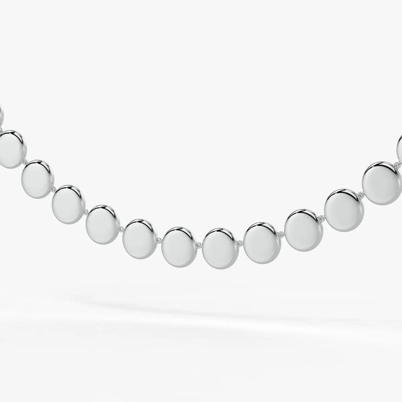 Orlina Halo Disc Necklace
