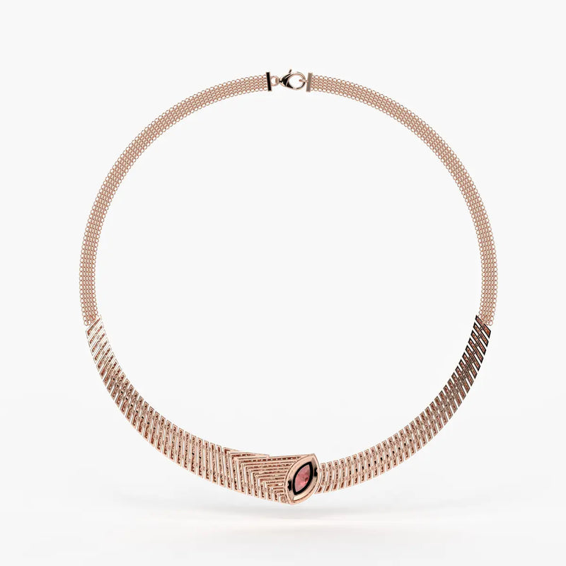 Rubella Crestline Collar Necklace