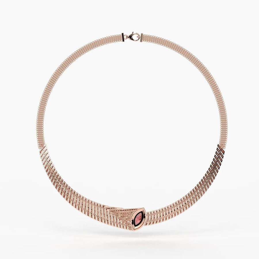 Rubella Crestline Collar Necklace